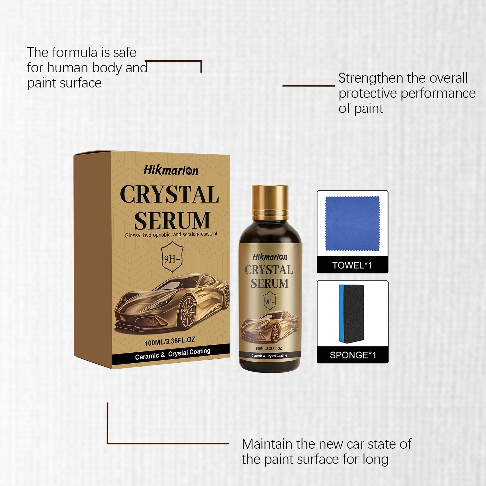 100ML PTZ Crystal Serum – Advanced Graphene Ceramic Coating For Cars ? New