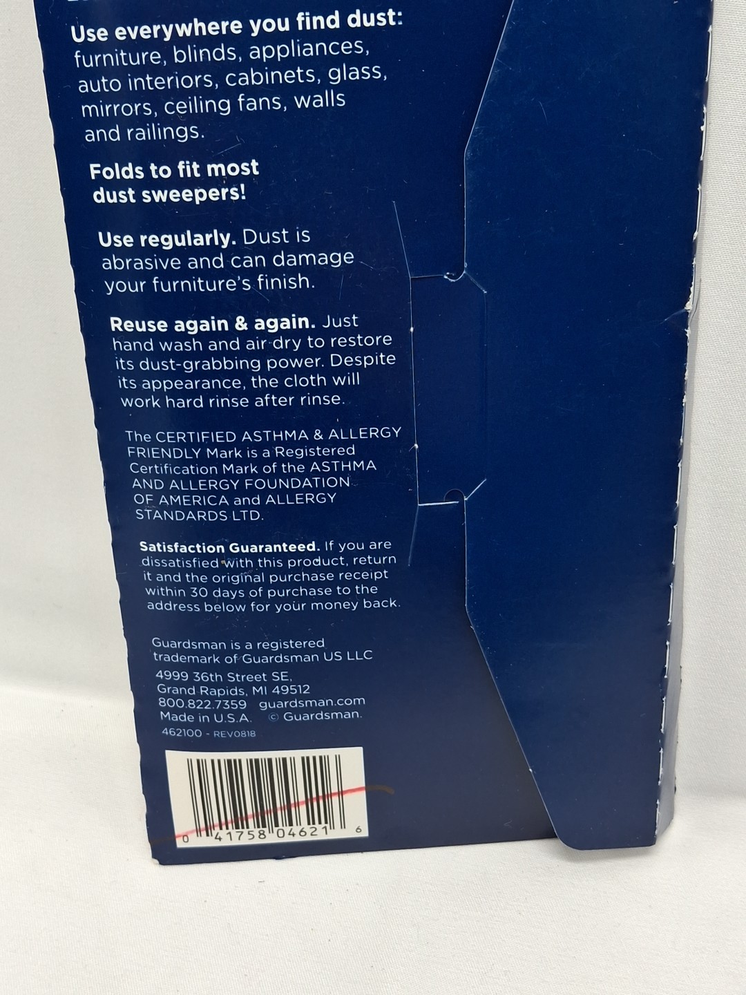 GUARDSMAN DUSTING Cotton Cleaning Cloth Multi Surface Use 462100