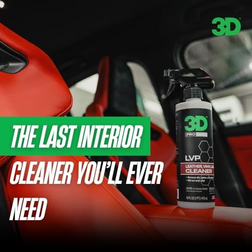 3D LVP Interior Cleaner 1 Gallon – Leather, Vinyl & Plastic Cleaner & Degreaser