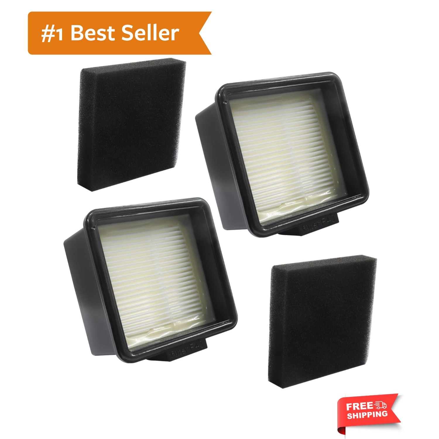 2 Pack HEPA Filter, Compatible Foam Filter Replacement for Easy Lite Cyclonic…