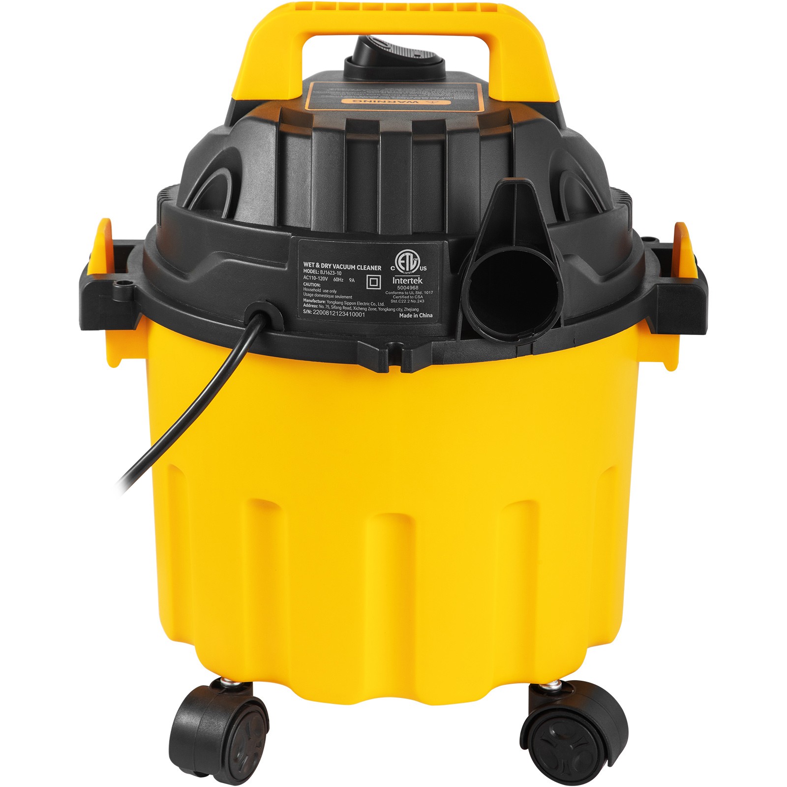 Wet Dry Vac Vacuum Cleaner 2.6 Gallon 2.5 Peak HP 3in1 Shop Vac Blower Cleaner