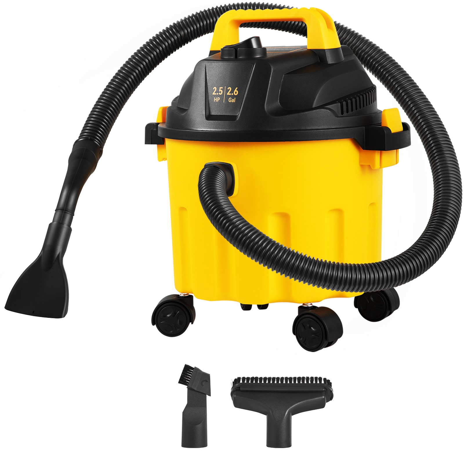 Wet Dry Vac Vacuum Cleaner 2.6 Gallon 2.5 Peak HP 3in1 Shop Vac Blower Cleaner