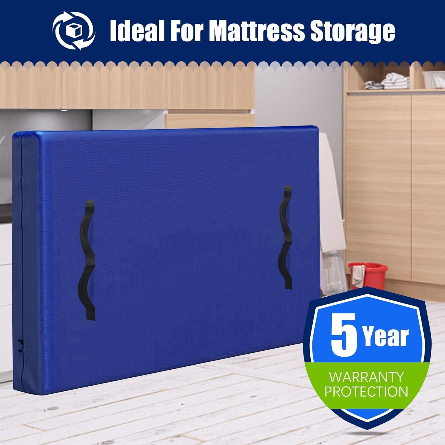 Family Mattress Bags for Moving with 8 Handles – 170GSM Extra-Thick
