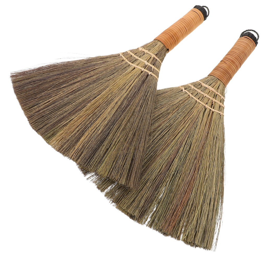2 Pcs Broom for Sofa House Brush Chinese Brooms Sweeping Indoor Dust