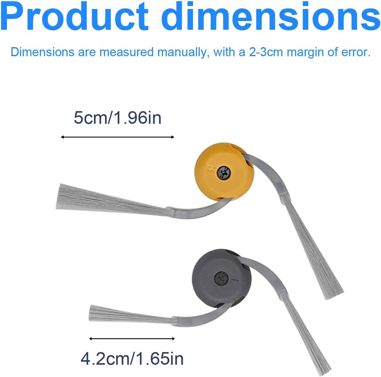 Side Brush Accessorie for Roborock Qrevo Curv 2 Flow Vacuum Cleaner Qrevo Curv