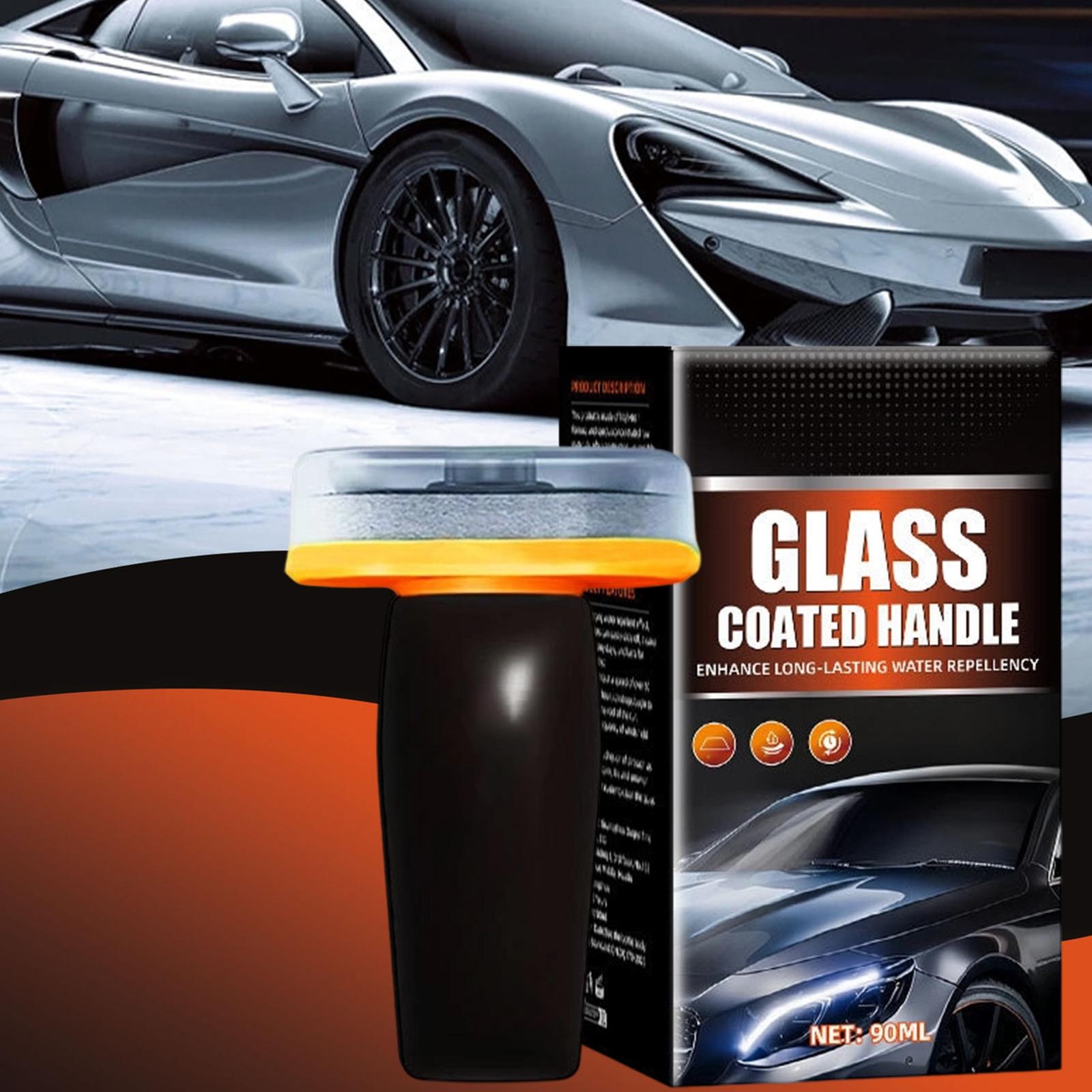 OGAS 90ml Car Glass Oil Film Remover Windshield Cleaner Stain Removal