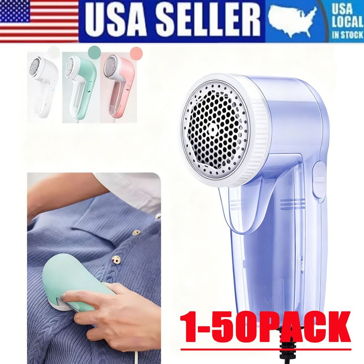Electric Clothes Lint Pill Fluff Remover Fabrics Sweater Fuzz Shaver HouseholdUS