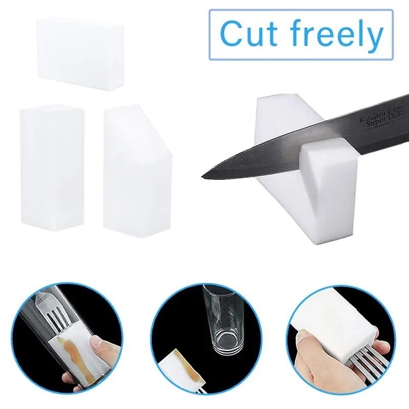 Magic Sponge Eraser Melamine Cleaning Pad Kitchen Office Home Sponge