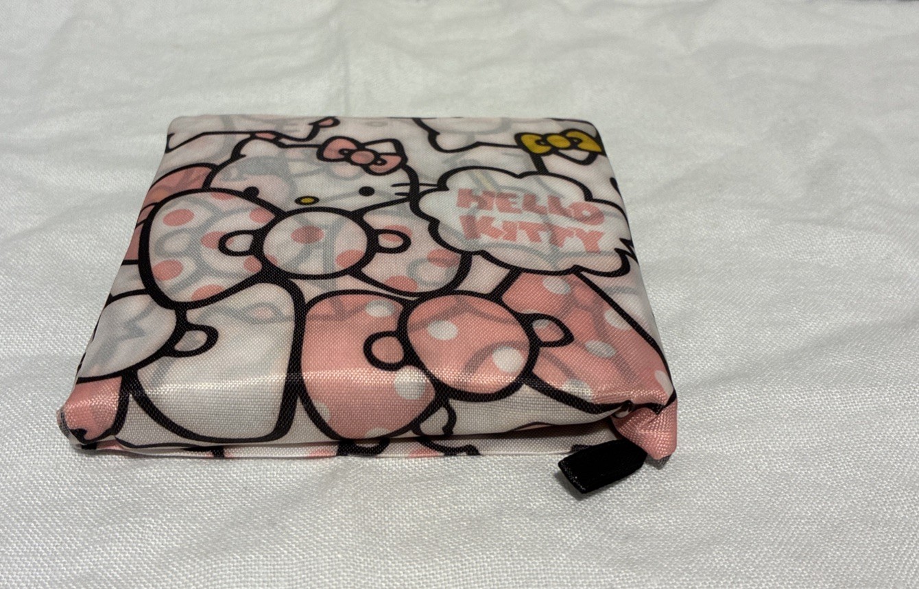 Hello Kitty Portable Foldable Reusable Shopping Shoulder Tote Bag 39x39cm