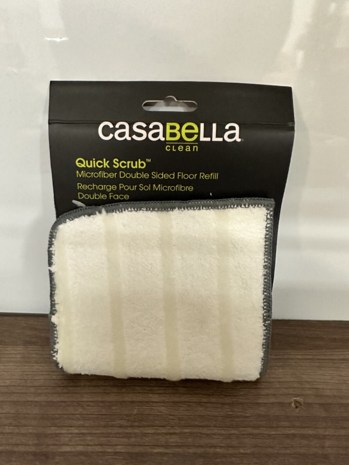 Casabella Quick Scrub Microfiber Double-Sided Floor Spray Mop #17700 Refill