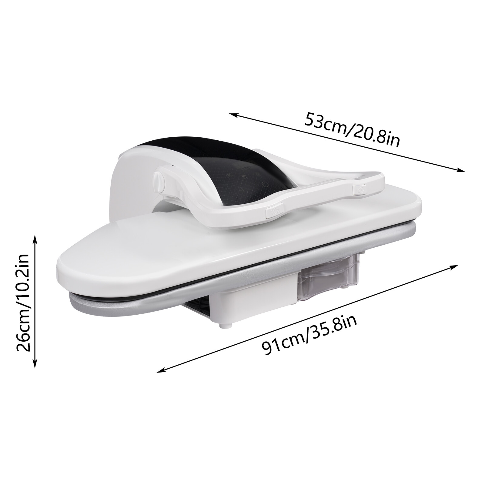 Intelligent Steam Press with Touch Screen, 5 Fabric Modes, 1600W Power