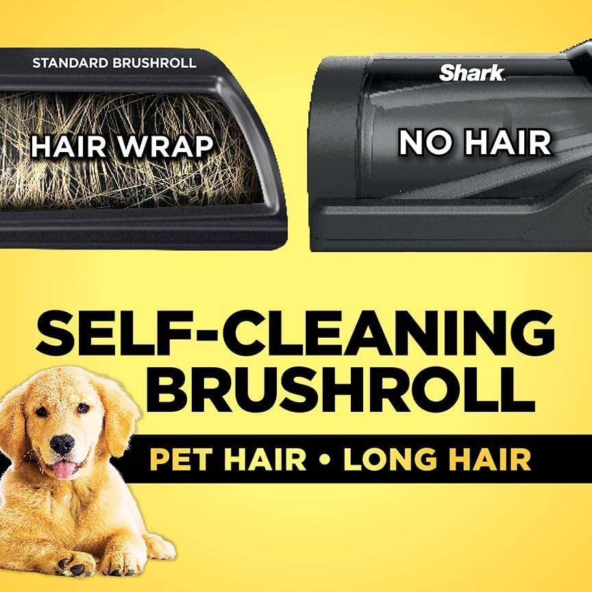 Shark Detect Lift-Away Upright Vacuum Pet-pro PowerFins Self-Cleaning Brushroll