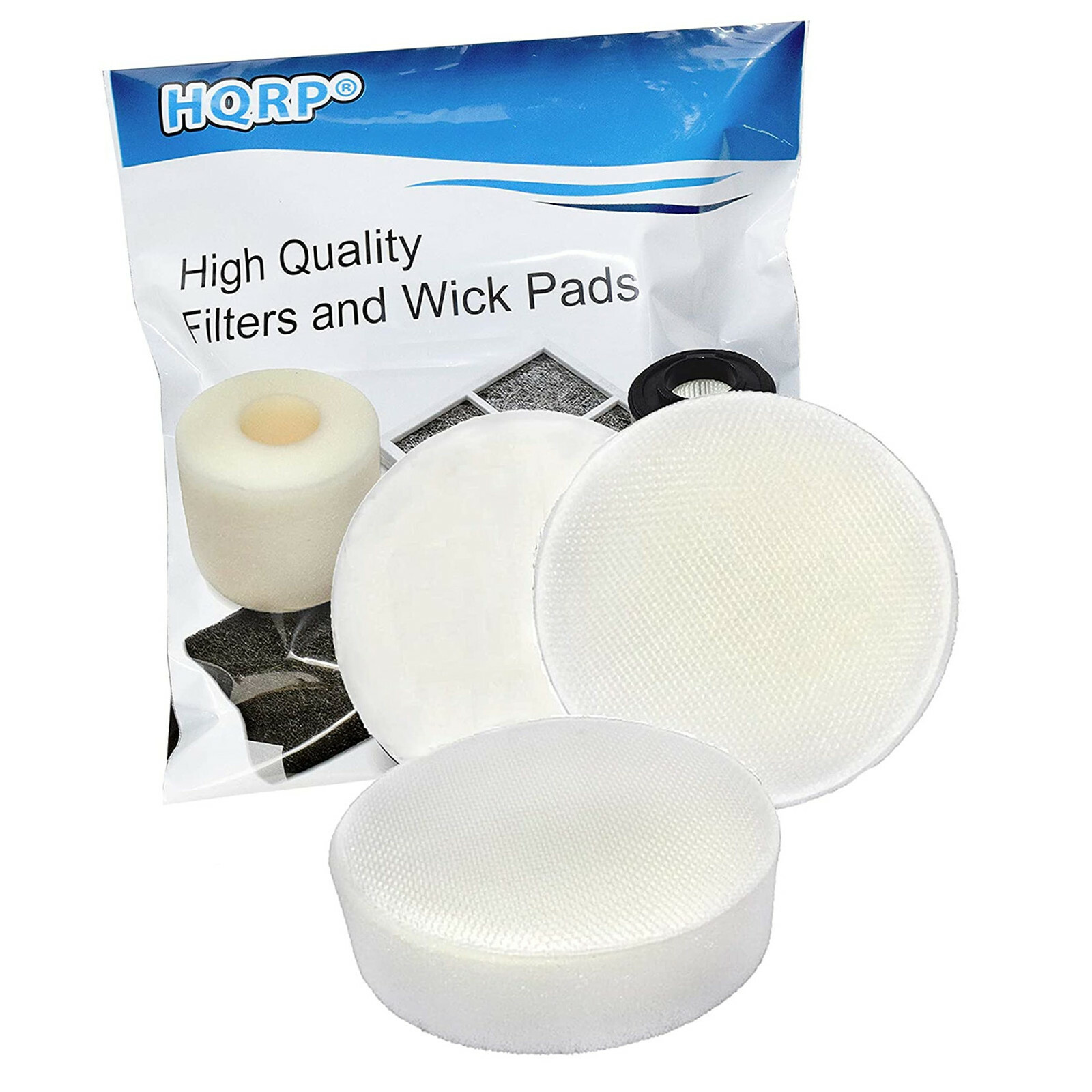 3x HQRP Foam Filters for Hoover LiNX BH50010PDI, BH50010, BH50015, BH50030