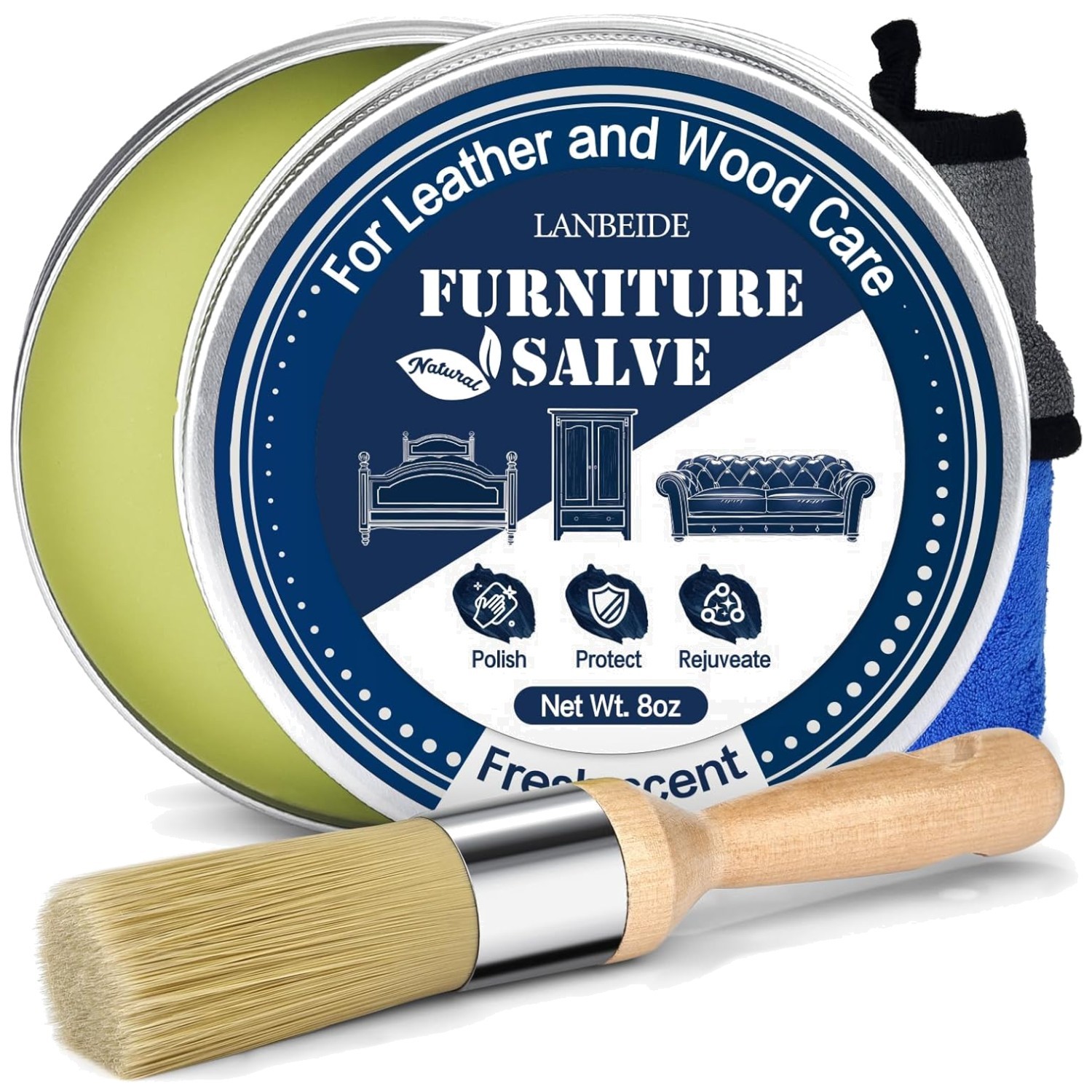 Leather Furniture Restoration Kit – Polisher & Conditioner