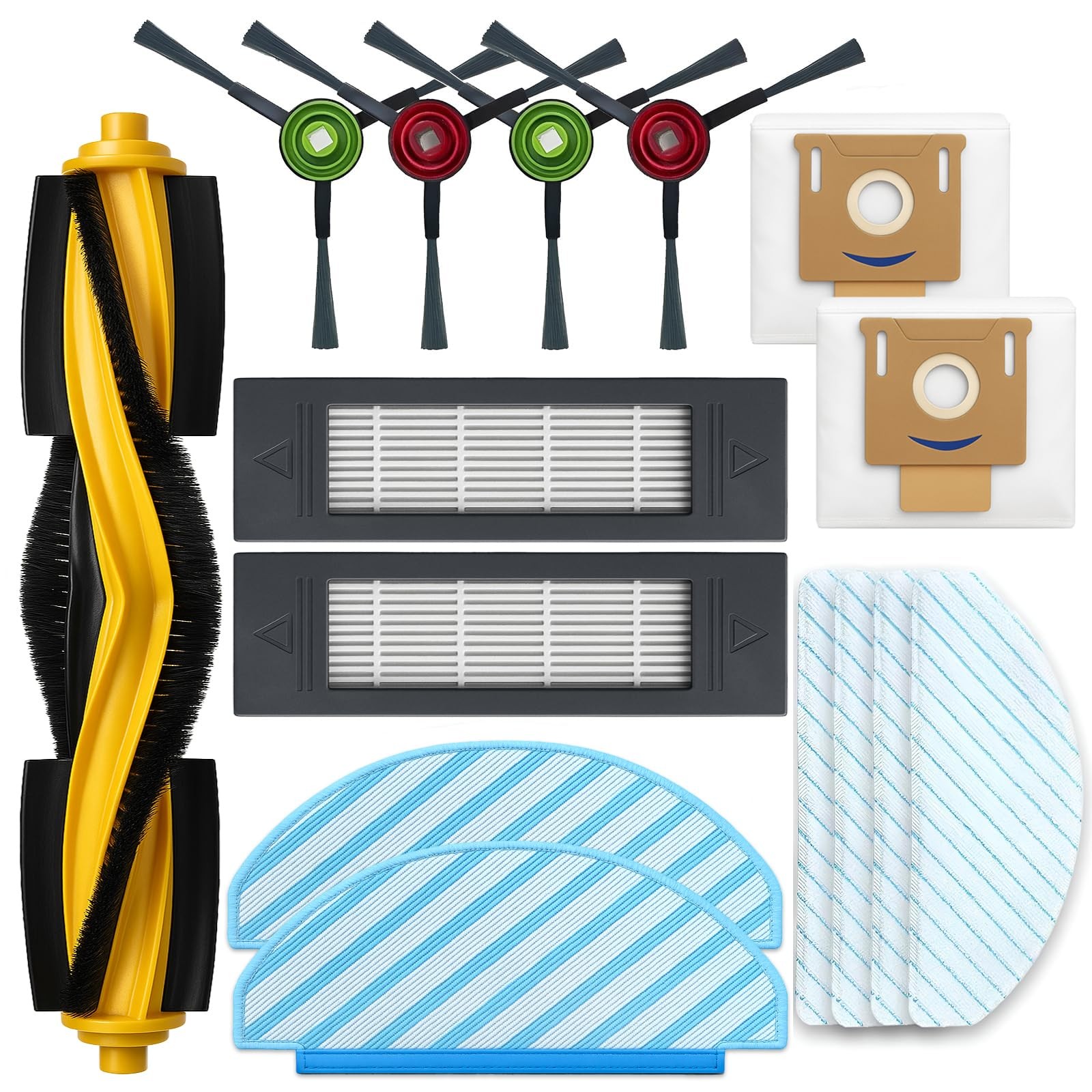 DVX34 Accessories Kit for Yeedi Vac 2 Pro/Vac/Vac Max/Vac Station Robot Vacuu…
