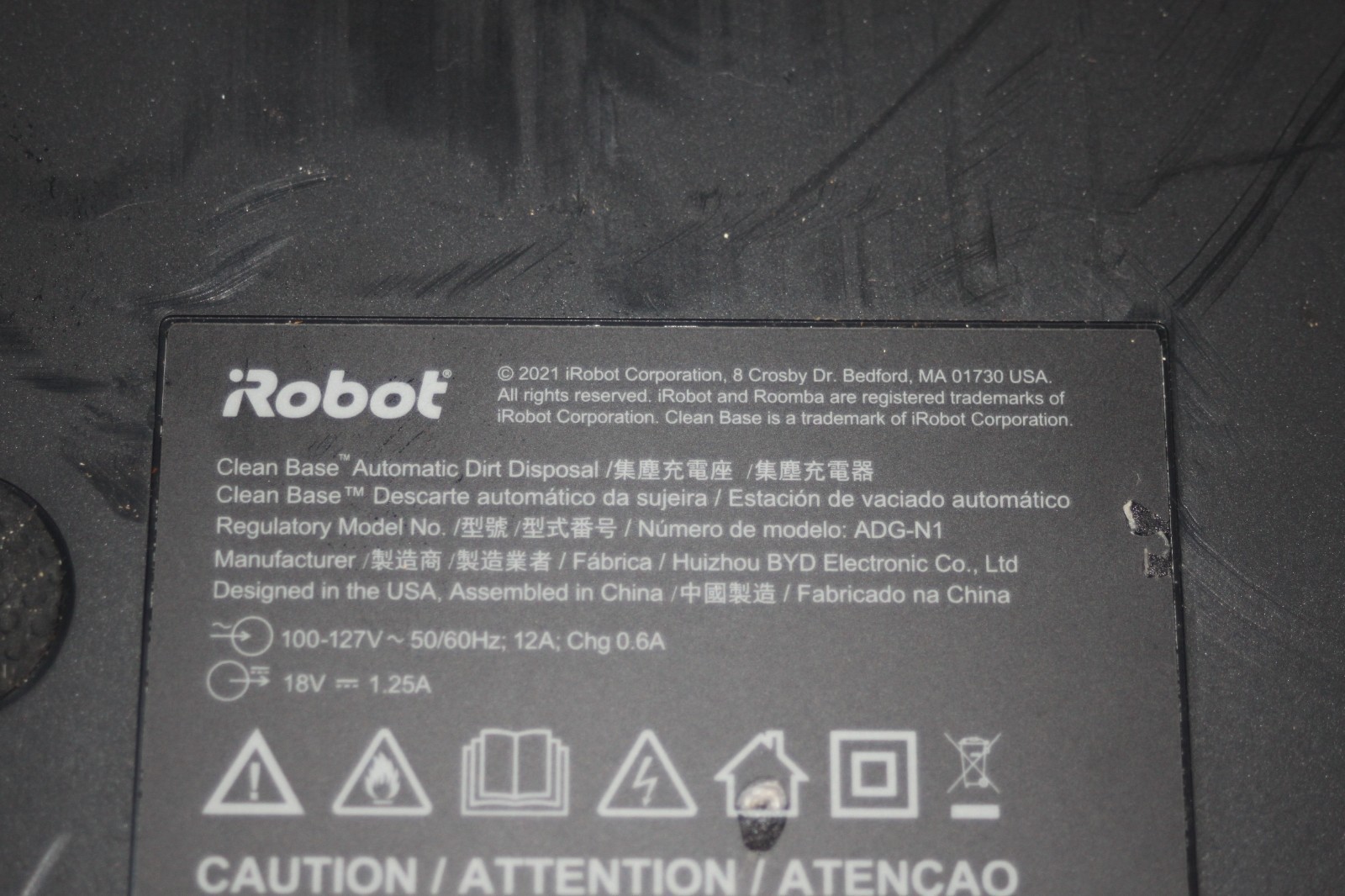 iRobot Roomba j7 Black Robot Vacuum w/ Clean Base Automatic Dirt Disposal