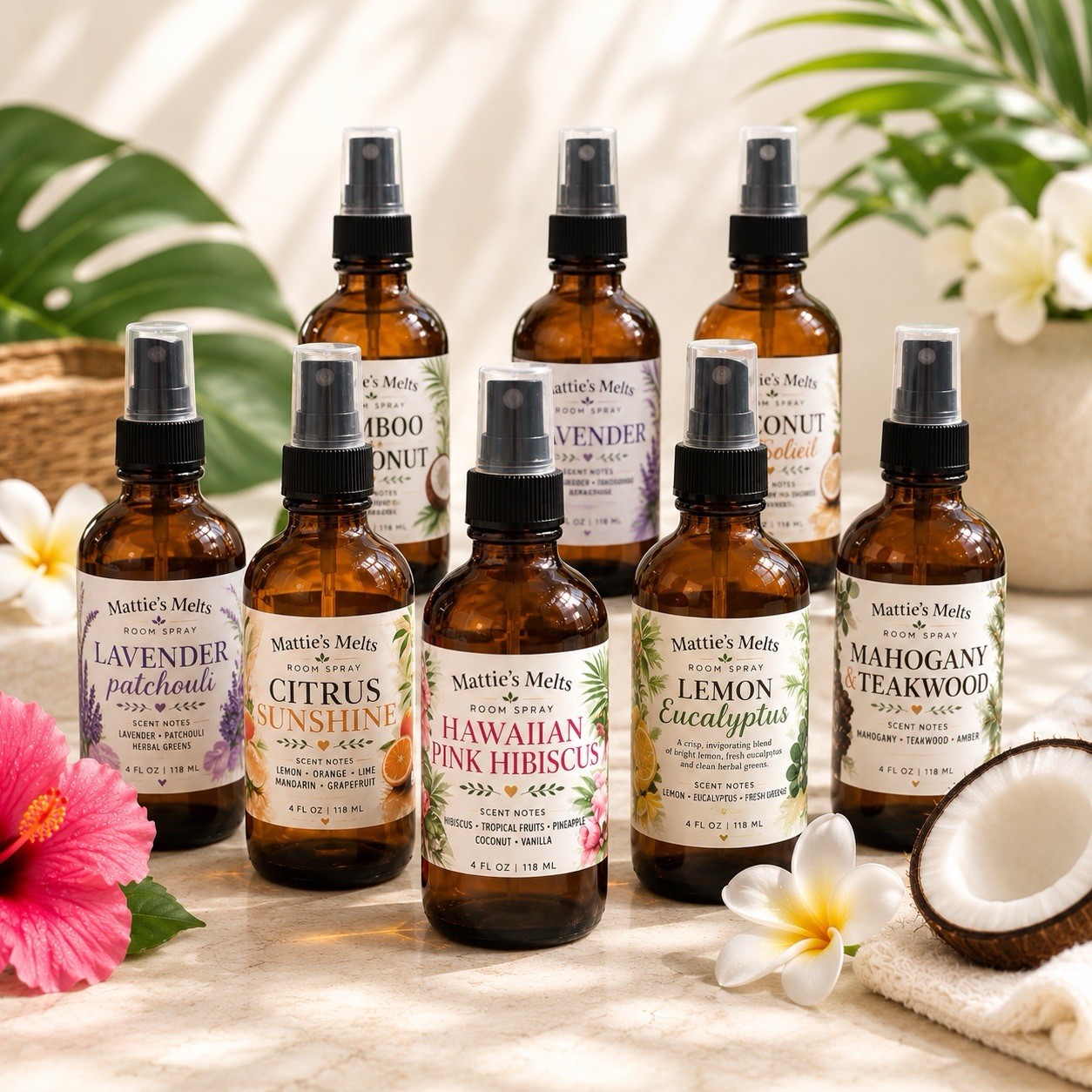 Room Spray 4 oz | Long Lasting Home Fragrance Mist | Air Freshener | Mattie’s