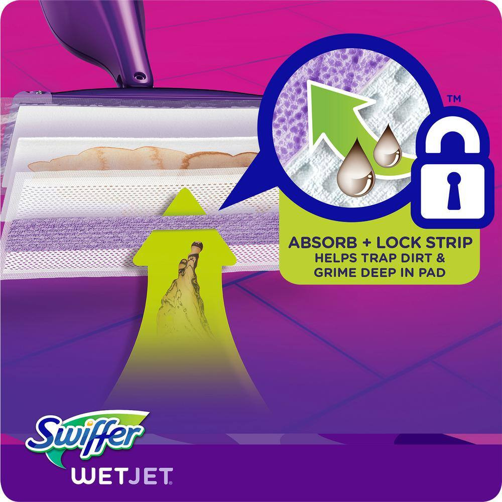 Wetjet Cleaning Wet Mop Pad Refills (24-Count, 2-Pack) Free Ship NEW