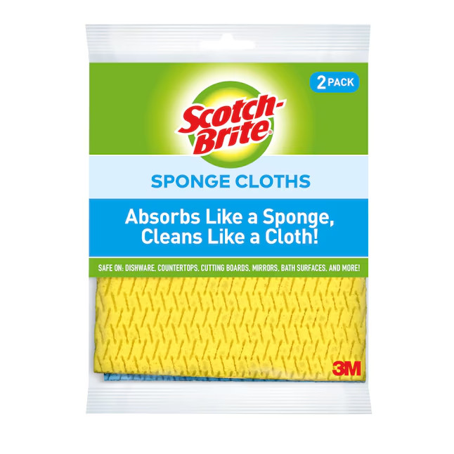 Scotch-Brite Glass Cooktop Pads and Sponge Clothes Kit – 4CT (2 Pads & 2 Cloths)