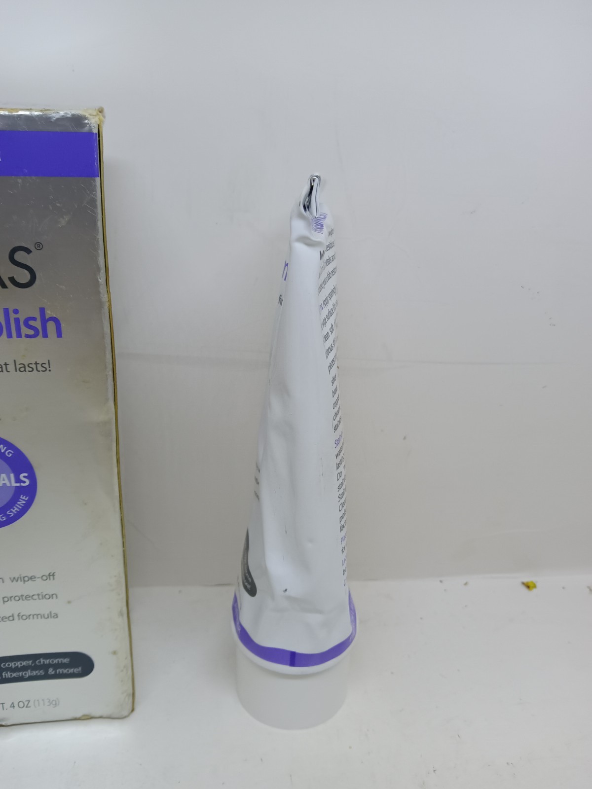 MAAS Metal Polish 4 oz French Lavender All Metals USA Used