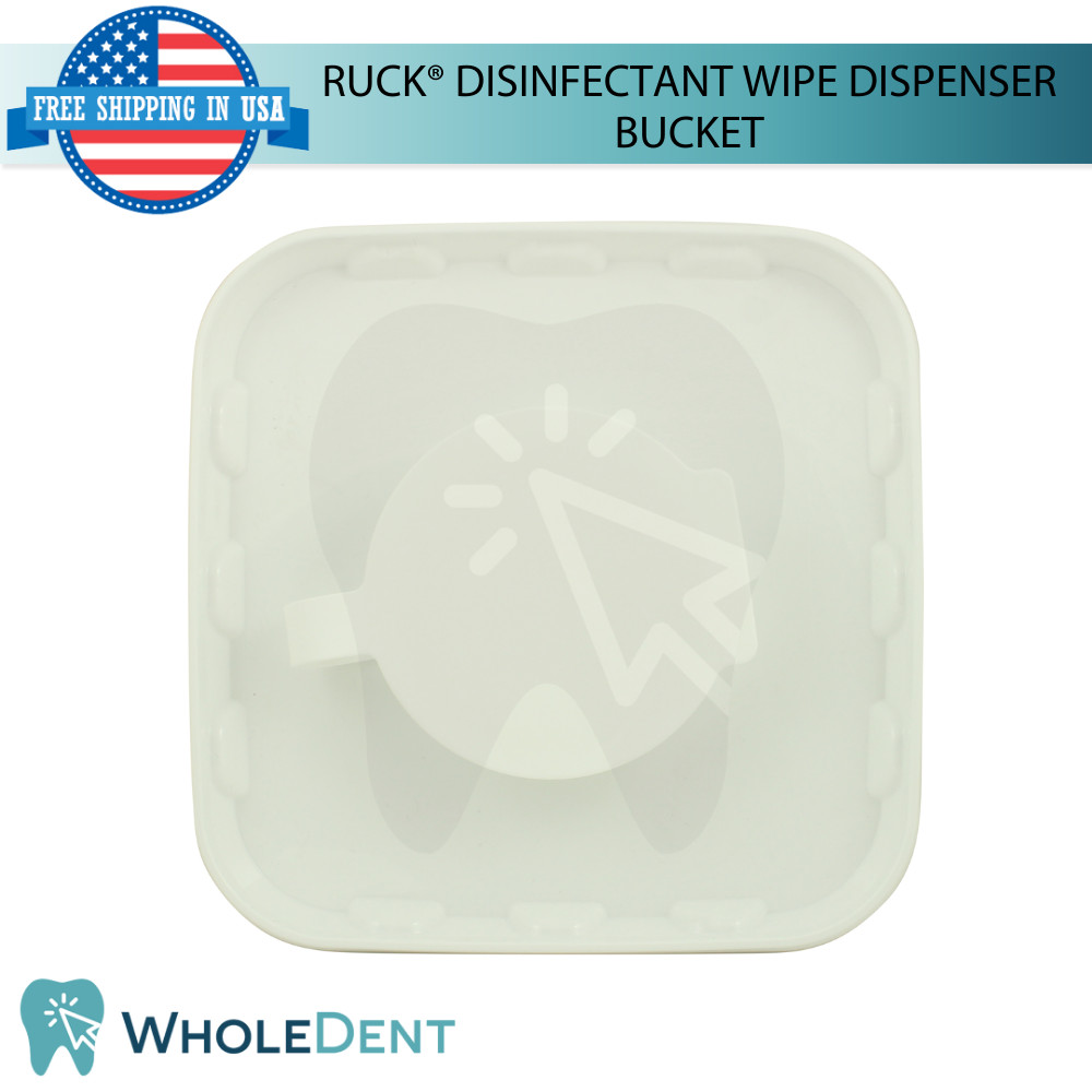 Ruck® Dis!nfectant Wipe Dispenser Portable Surface Cleaning Bucket