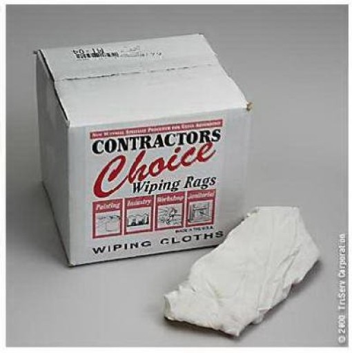 5LB Box WHT Bleach Rag