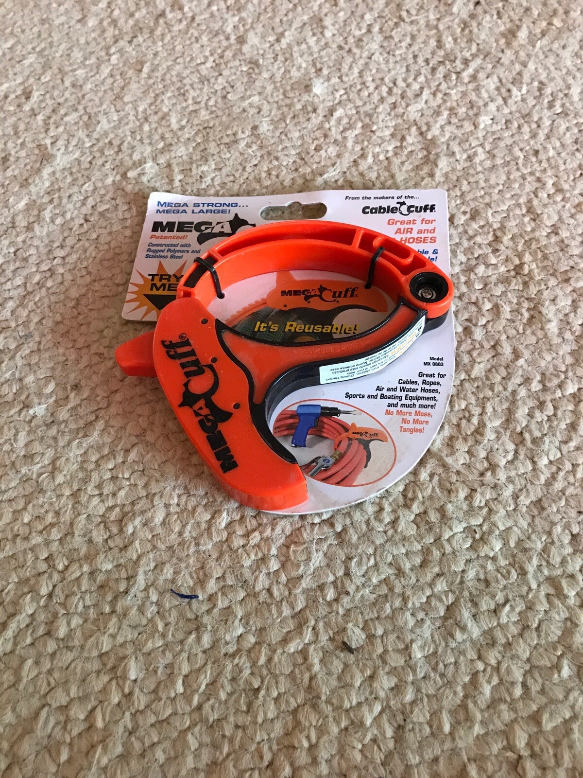 Mega Strong Large Cuff For Organizing Cables, Ropes,Garden& Air Hose