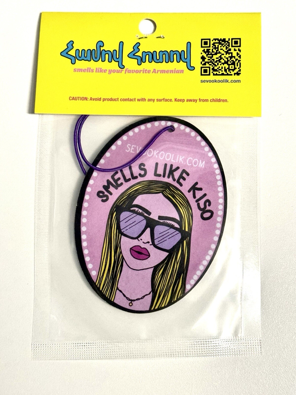 Armenian Humor / POP Art Style Sketch Art/ Automotive, Room,closet Air Freshener