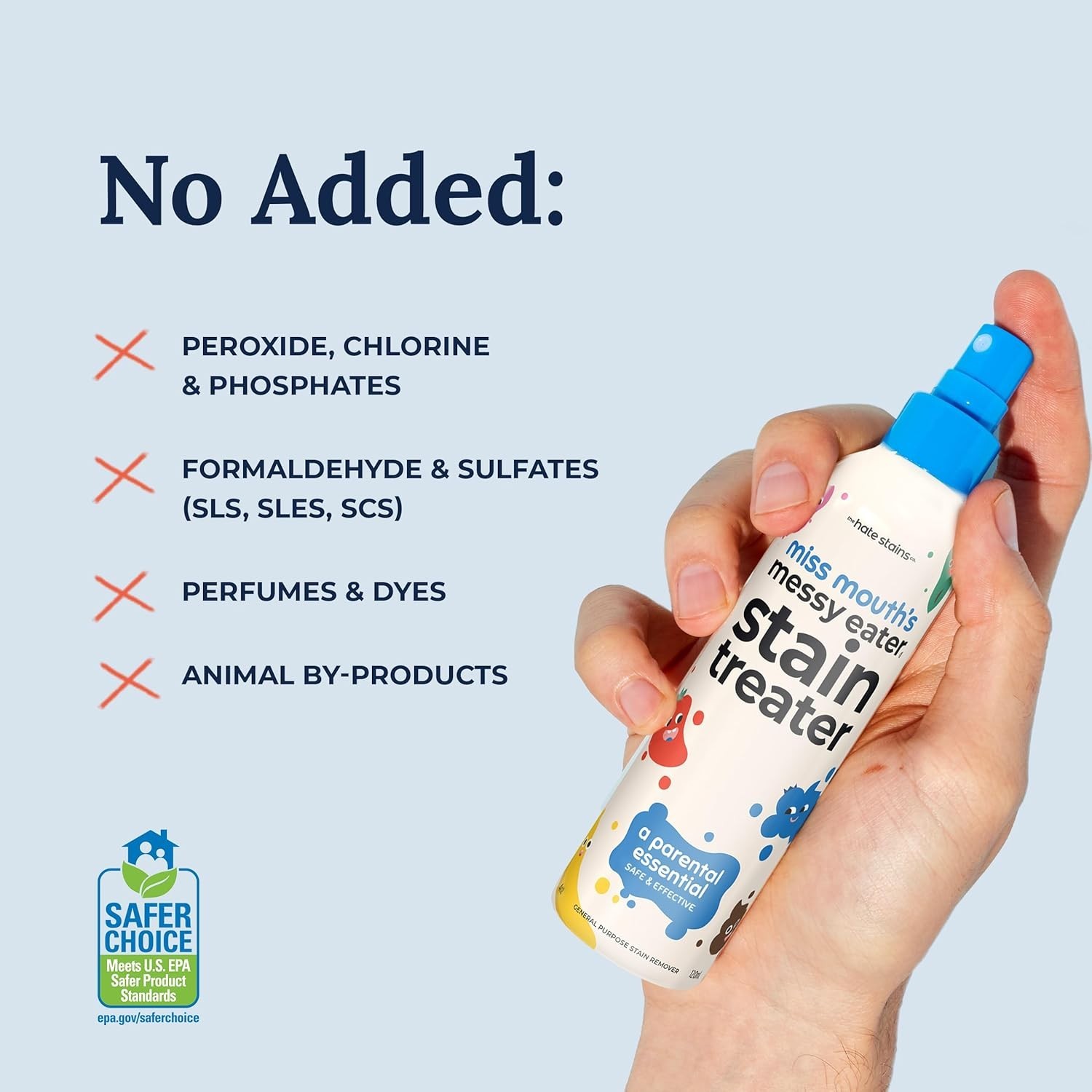 Messy Eater Stain Treater Spray – 4oz Biodegradable Stain Remover for Baby