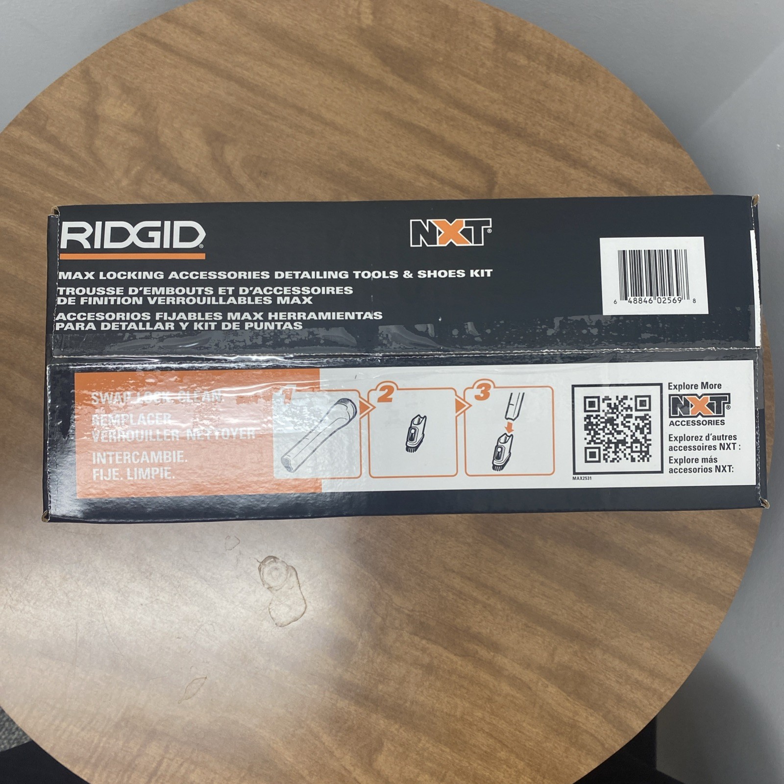 Rigid 2-1/2 In. MAX2531 NXT Max Crevice Tool, Dusting Brush Vacuum Attachments