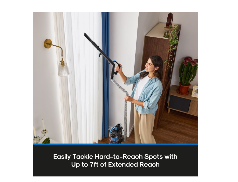 Mainstays Lightweight Bagless Upright Vacuum Cleaner w/ Brush & Crevice Tool