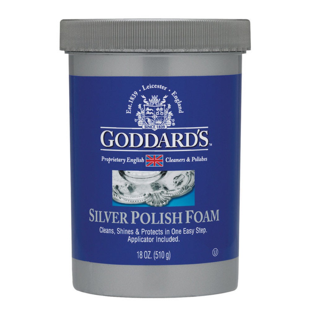 Goddard’s 707087 Silver Polish Tarnish-Resistant Foam Cleaner 18 oz. (Pack of 6)