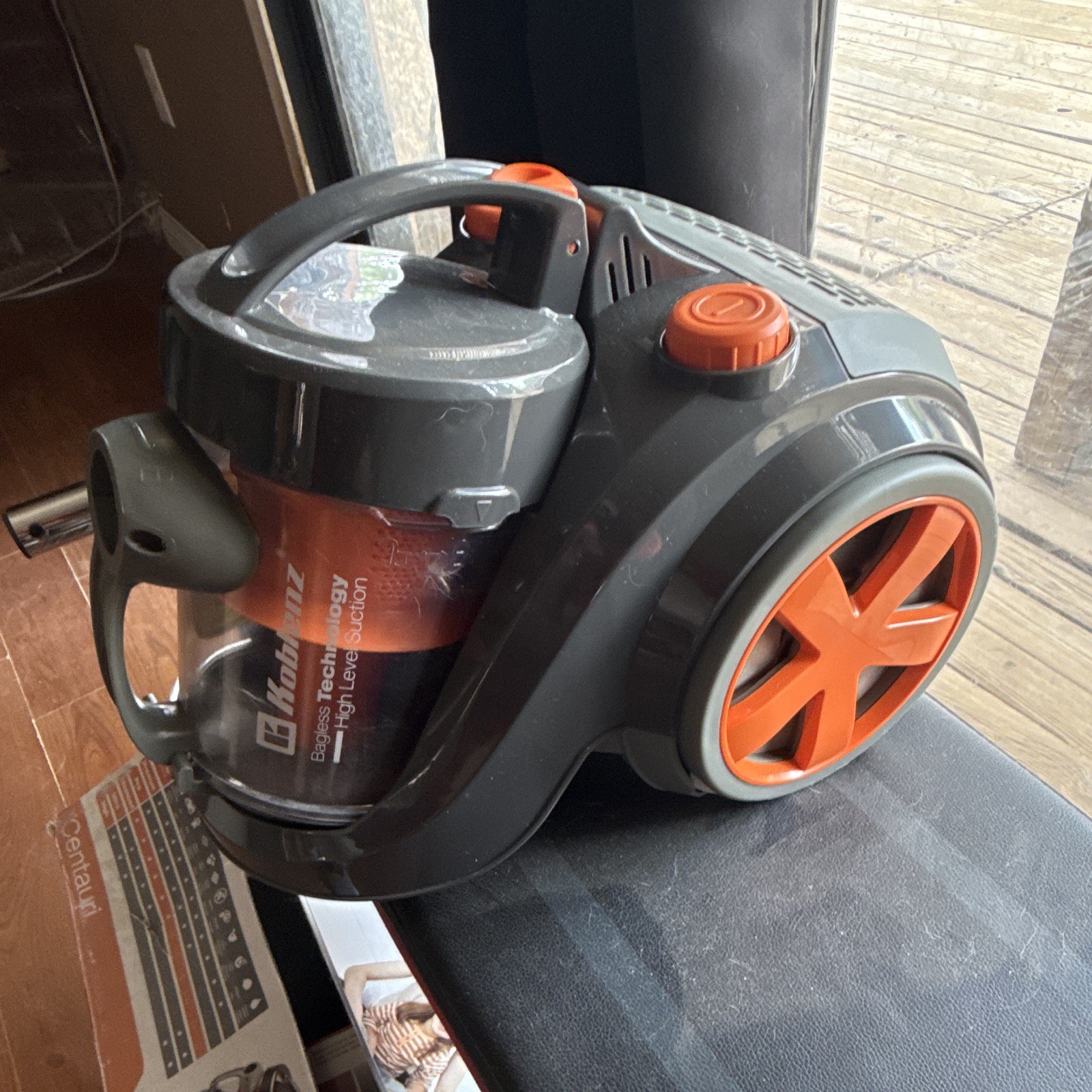 Koblenz Centauri Bagless Compact Canister Vacuum YCA-1300 w/ Hose & Nozzle