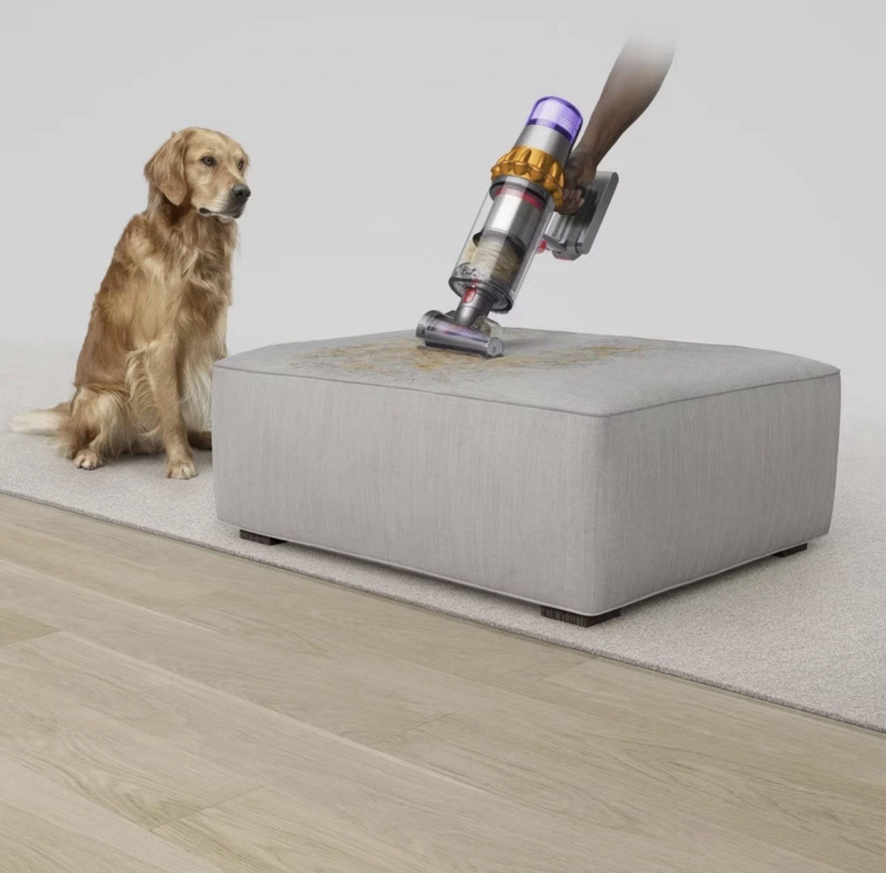 Dyson V15 Detect Cordless Stick Vacuum Cleaner – Yellow/Nickel (447261-01)