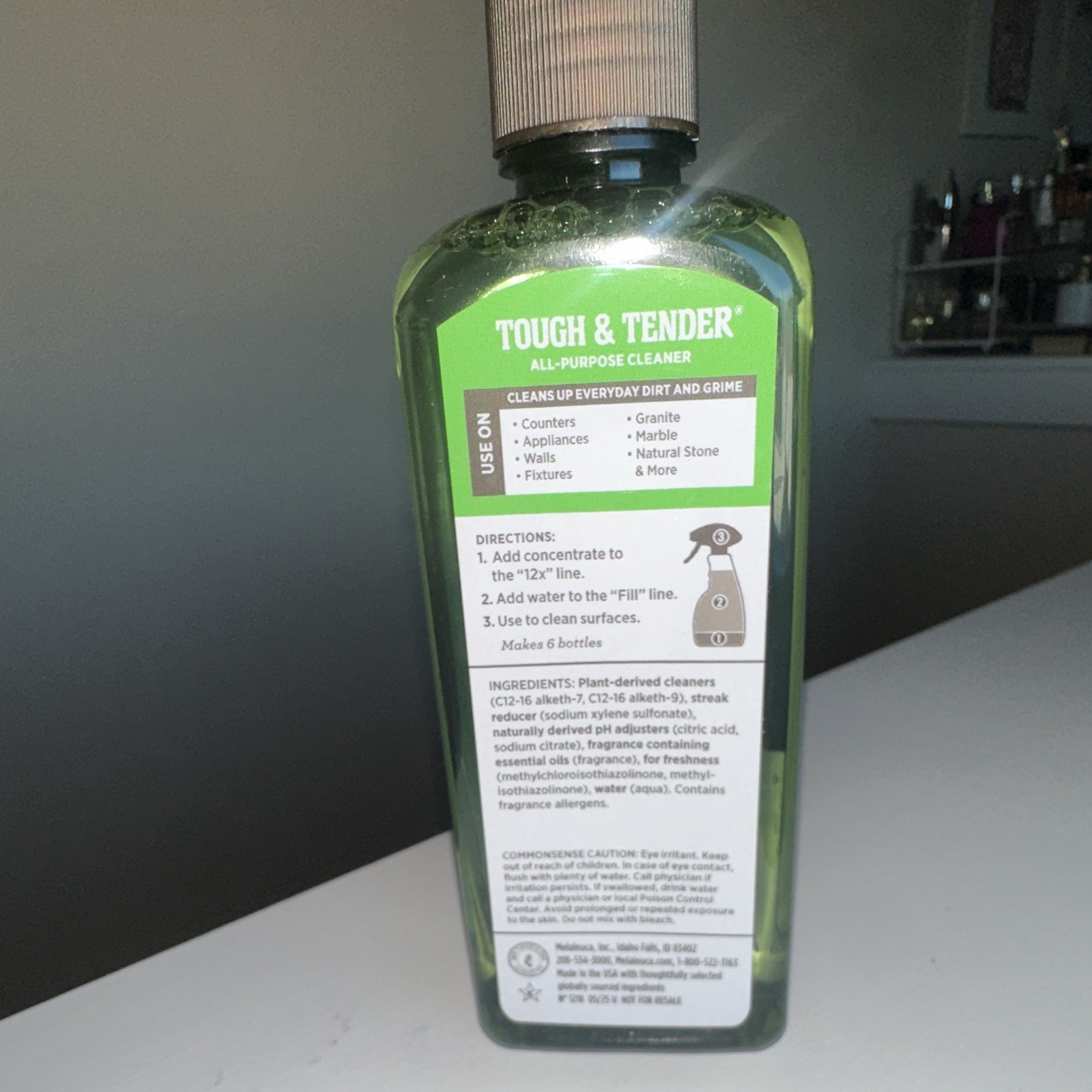 Ecosense Tough & Tender 12X Concentrated Cleaner 8 fl oz Biodegradable
