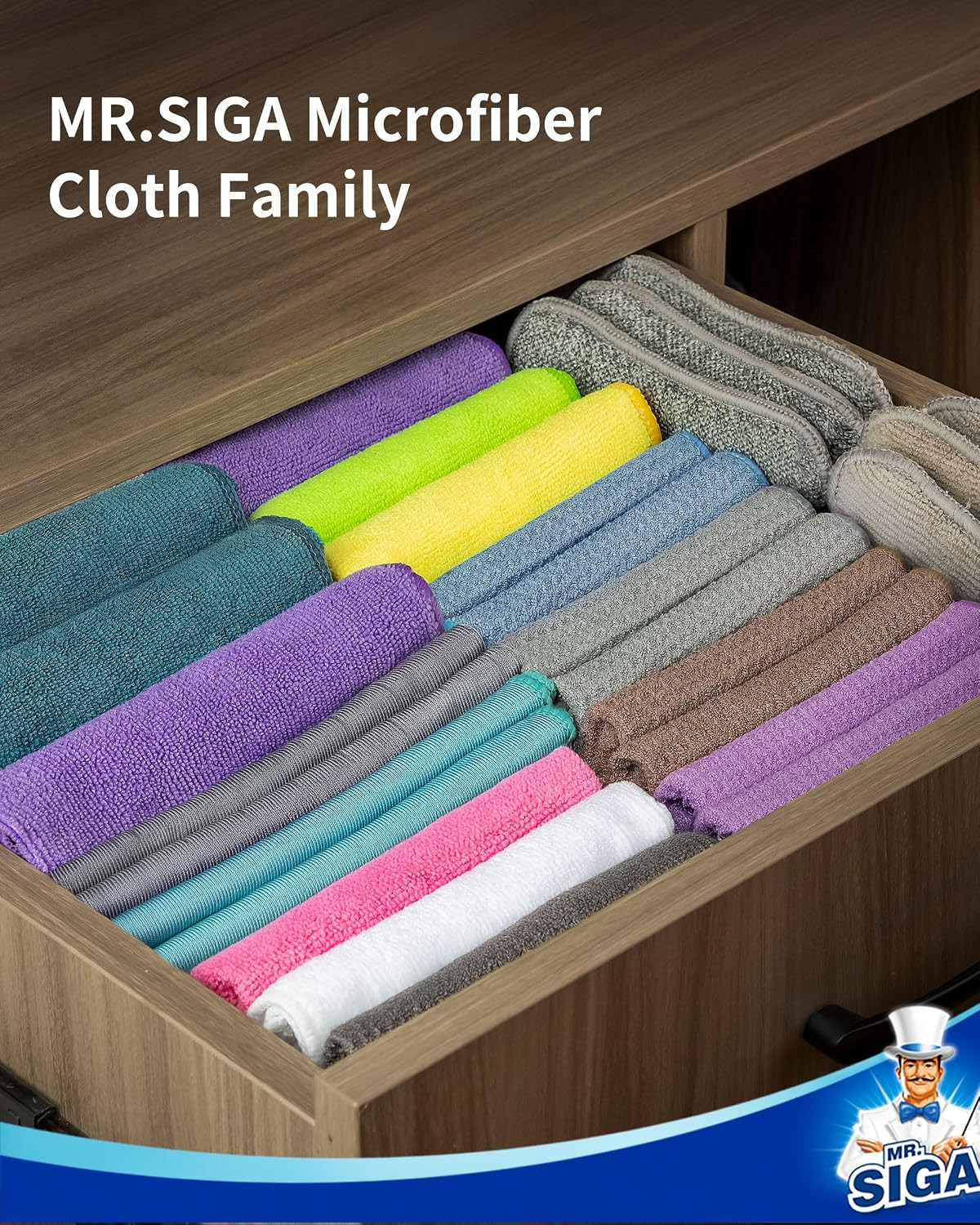 Waffle Weave Cleaning Cloths, Ultra Absorbent and Lint Free, 6 Pack | Reusabl…