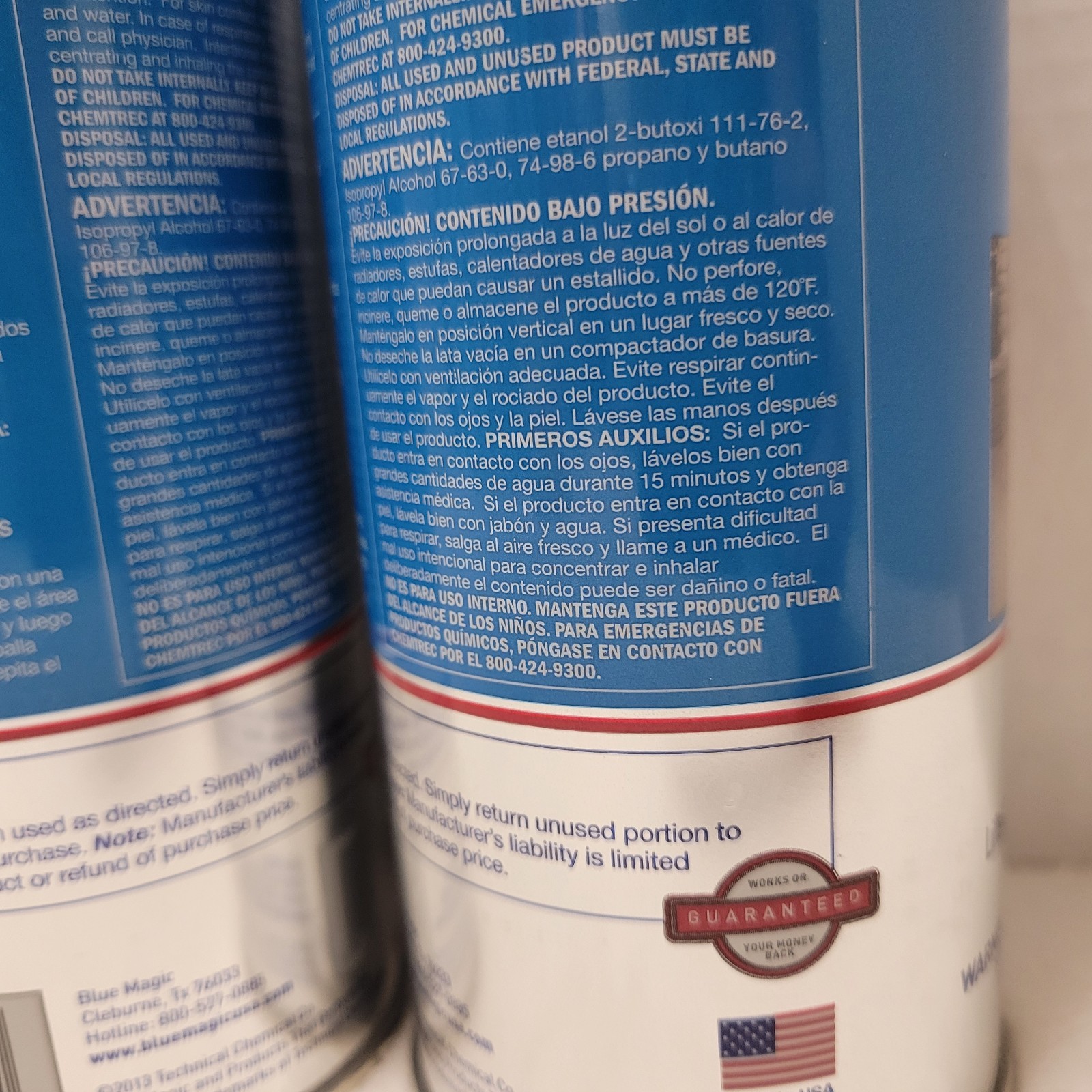 Blue Magic 22 oz Aerosol Carpet Stain & Spot Lifter Spray – Quantity 3