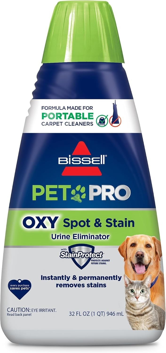 BISSELL 32 fl oz Pet Pro Oxy Spot & Stain – 2034: Carpet Cleaner Solution
