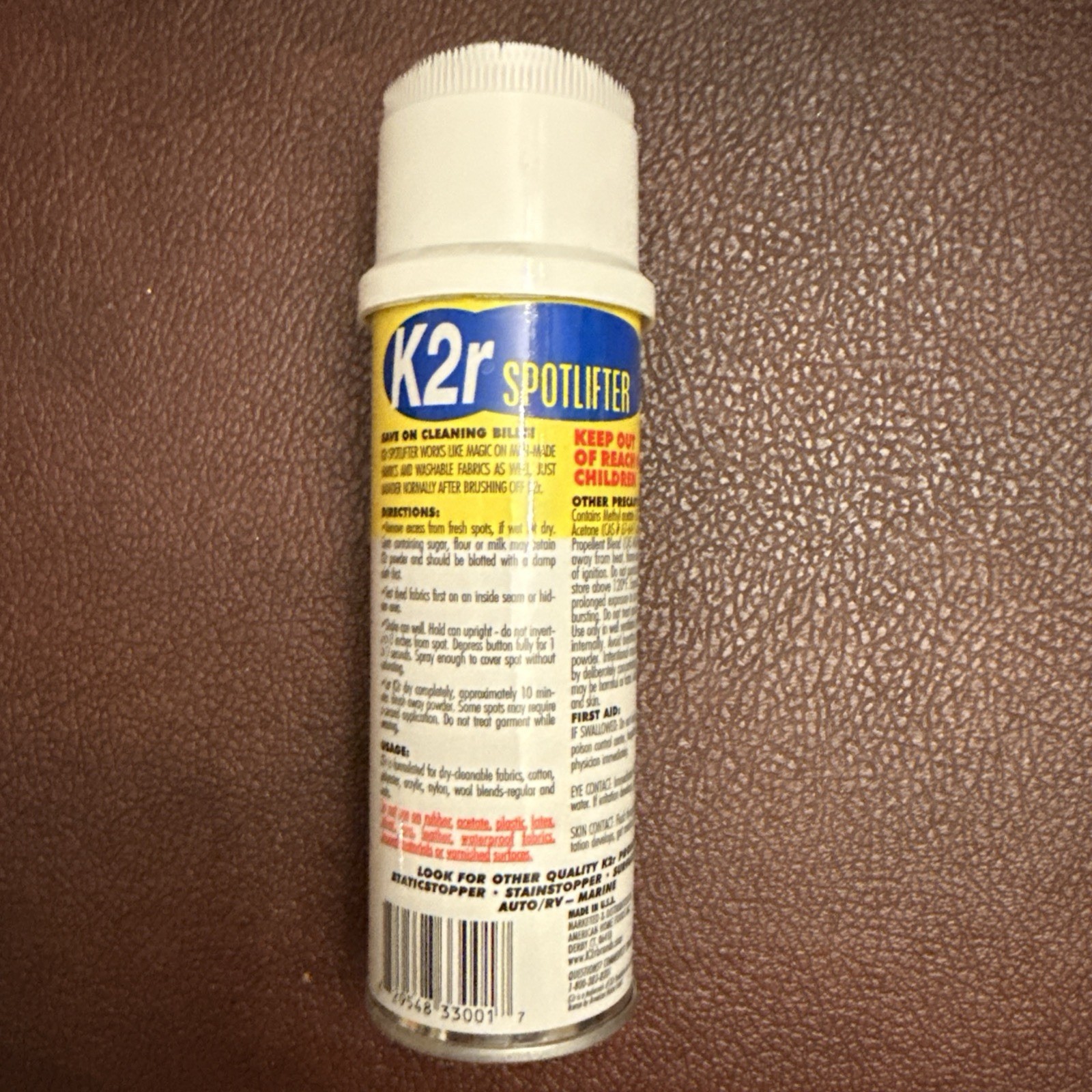 K2r Spot Lifter Stain Remover cleaner 5 Oz 33001 Clothing Carpet Cleaner