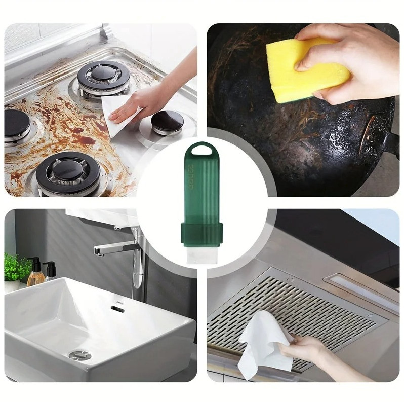 1pc Reusable Faucet Limescale Eraser Rust Stain Cleaning Tool – NEW