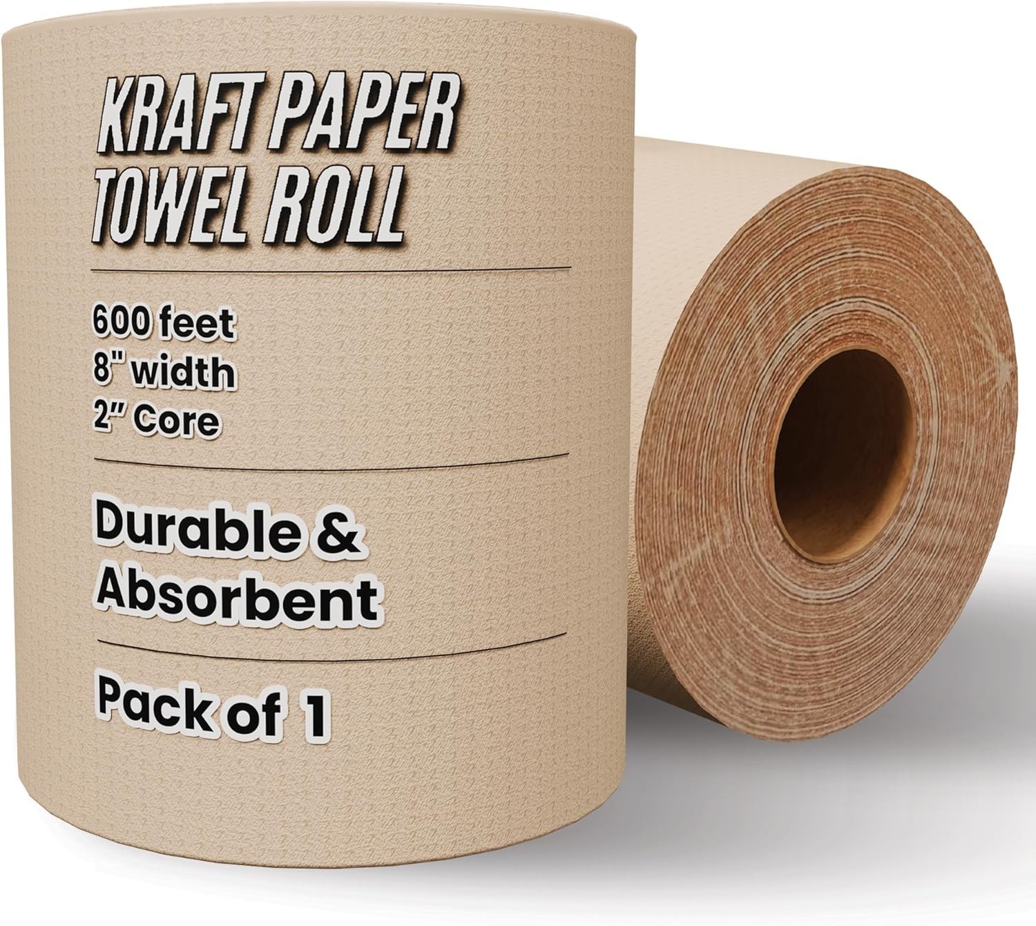 Universal Dispenser 600 ft Paper Towel Roll – Durable, Dye-Free & Eco-Friendly