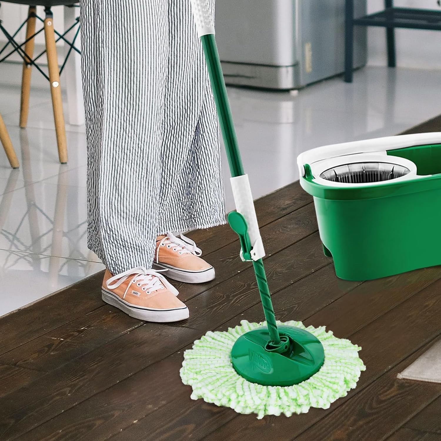 Mop Heads for Libman Tornado Spinning Mops – 2 Pack Microfiber Spinning Mop H..