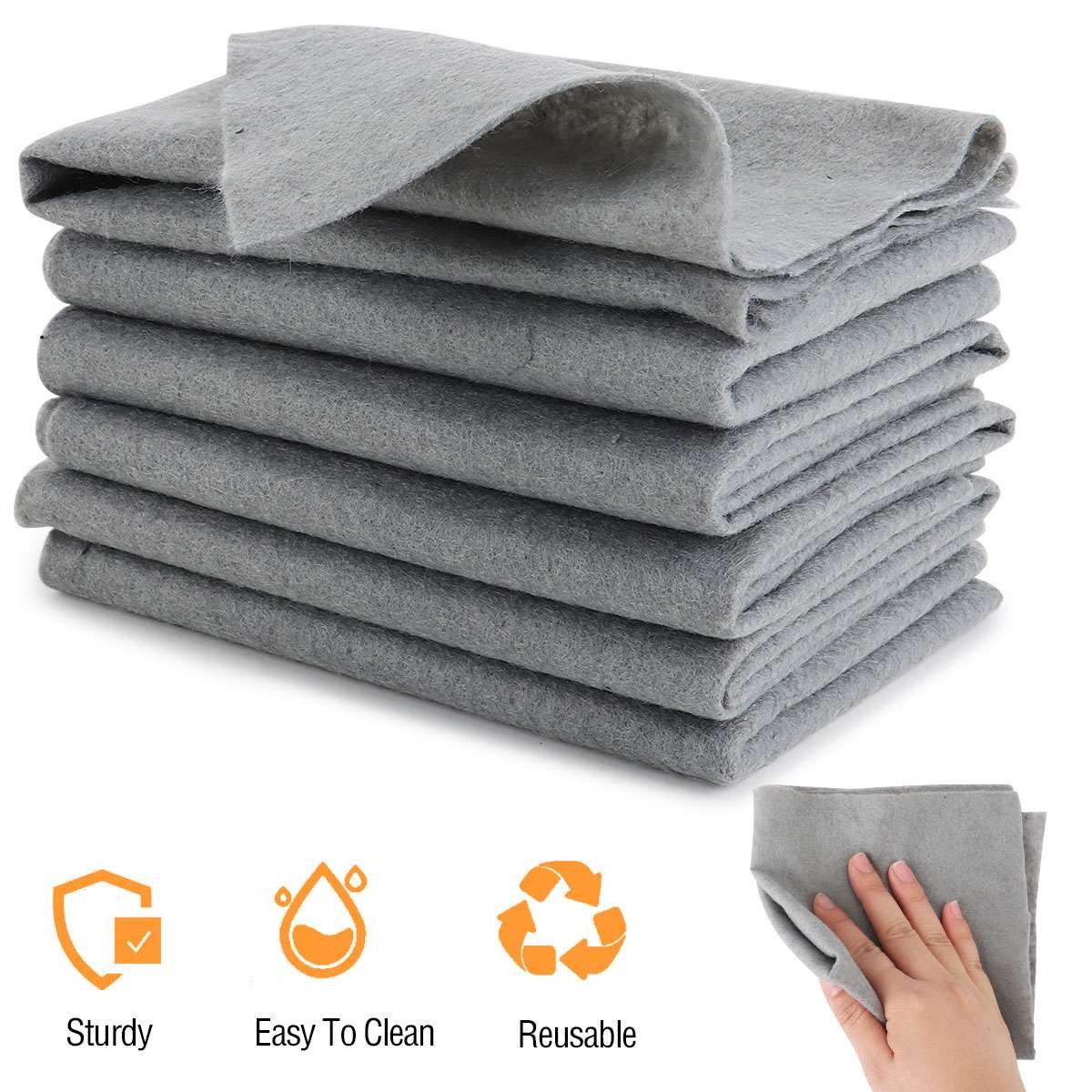 1-10 Thickened Magic Cleaning Cloth Streak Free Microfiber Cleaning Rag Reusable