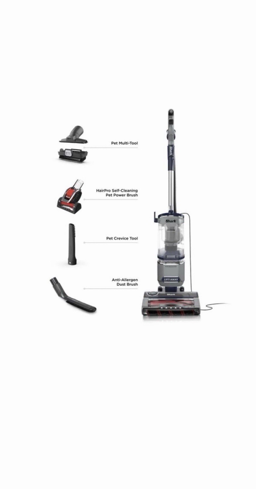 Shark UV900 Pet Performance Plus Lift-Away Upright Vacuum
