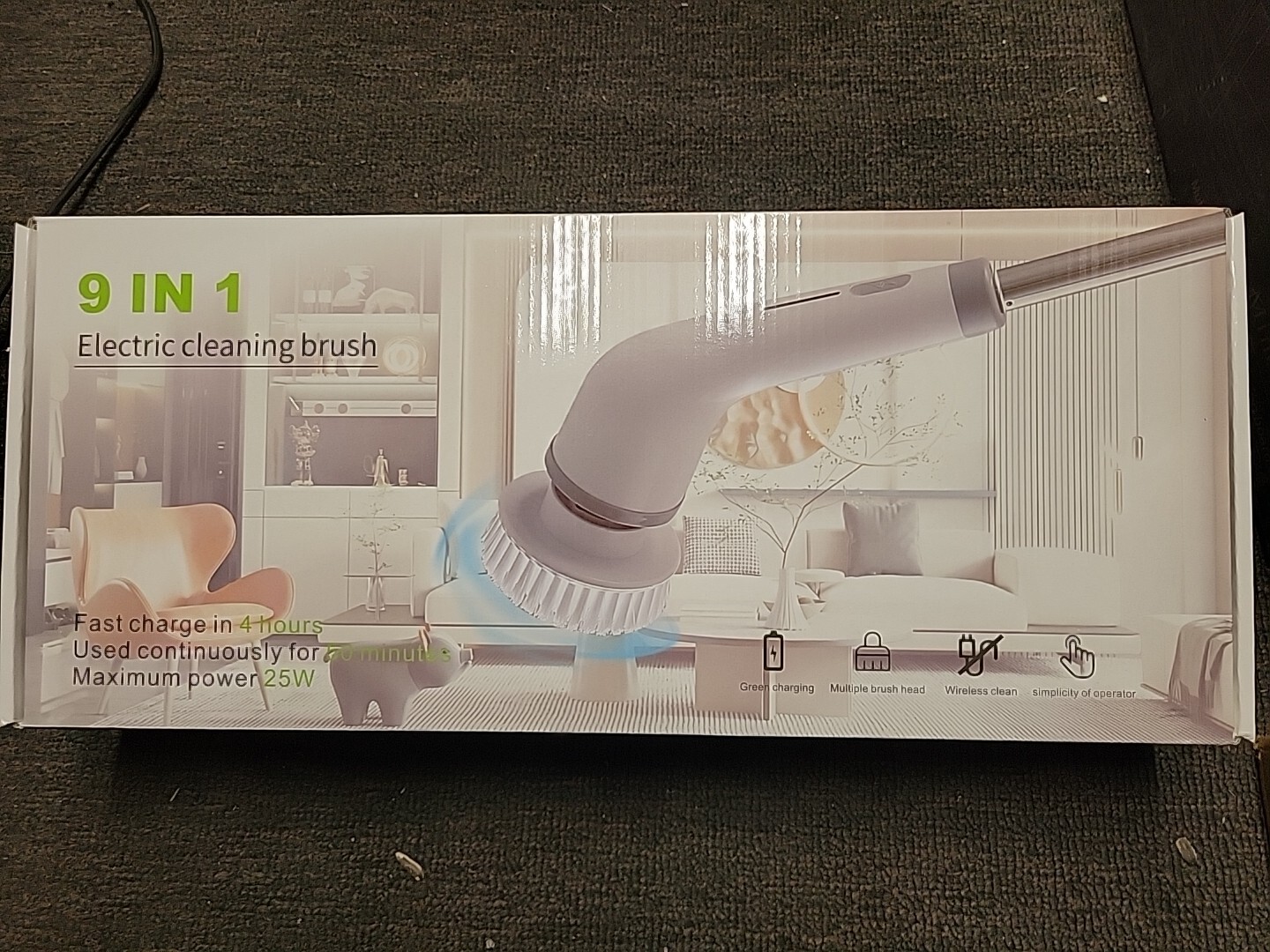 9 In 1 Electric Cleaning Brush Wireless Expandable