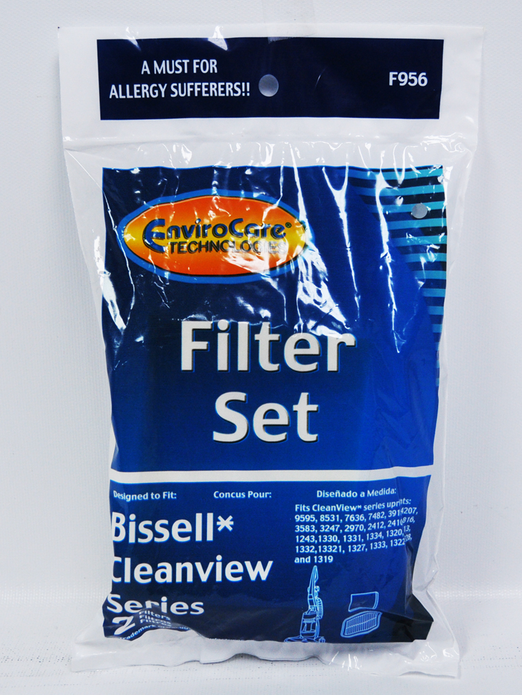 Envirocare Bissell Cleanview Series Filter Set F956