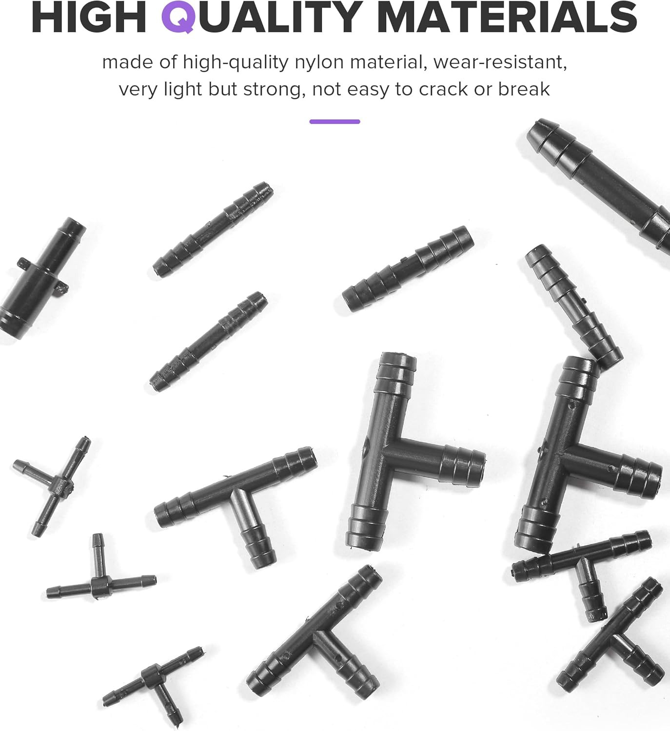 6PCS 5FT Silicone Vacuum Hose with 64PCS Connectors,Car Accessories Engine Autom