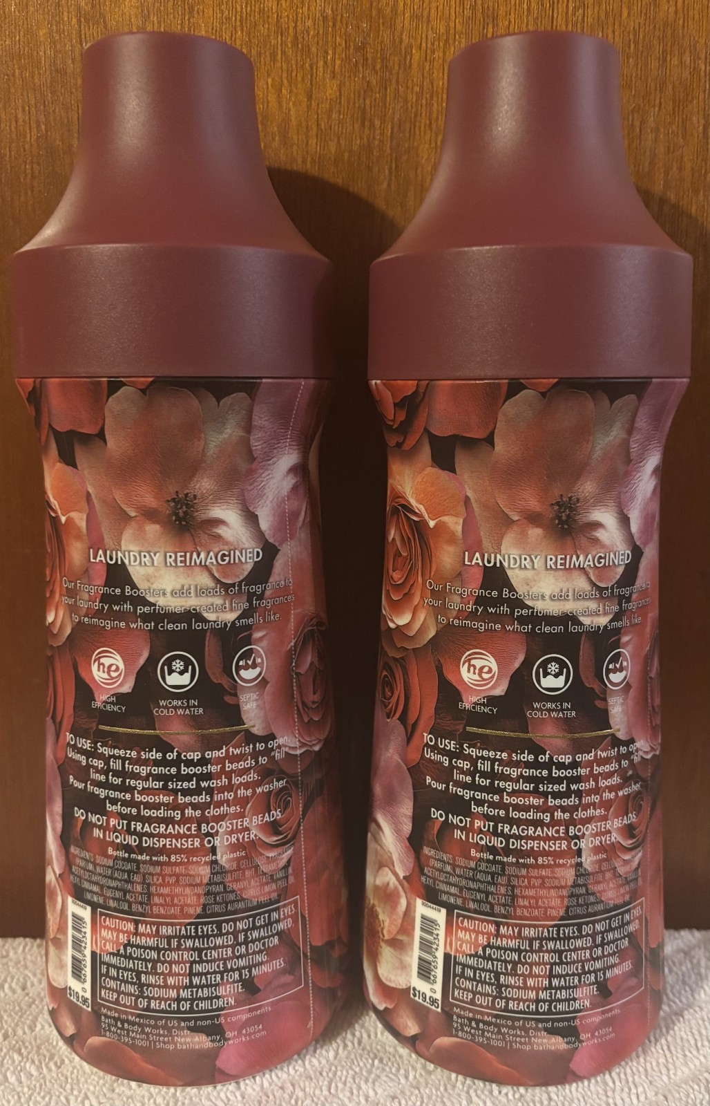 Bath & Body Works / White Barn COVERED IN ROSES Fragrance Booster 18 oz. 2pk NEW