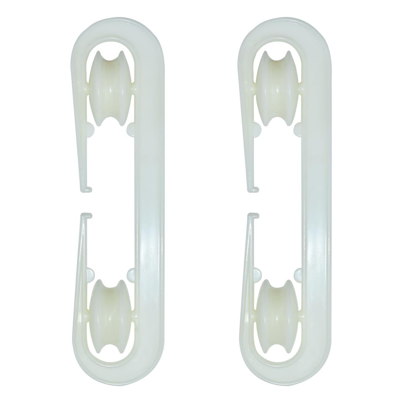 2 Pack Clothesline Spreader Pulley Rope Wire Separation for Long Clothes Line