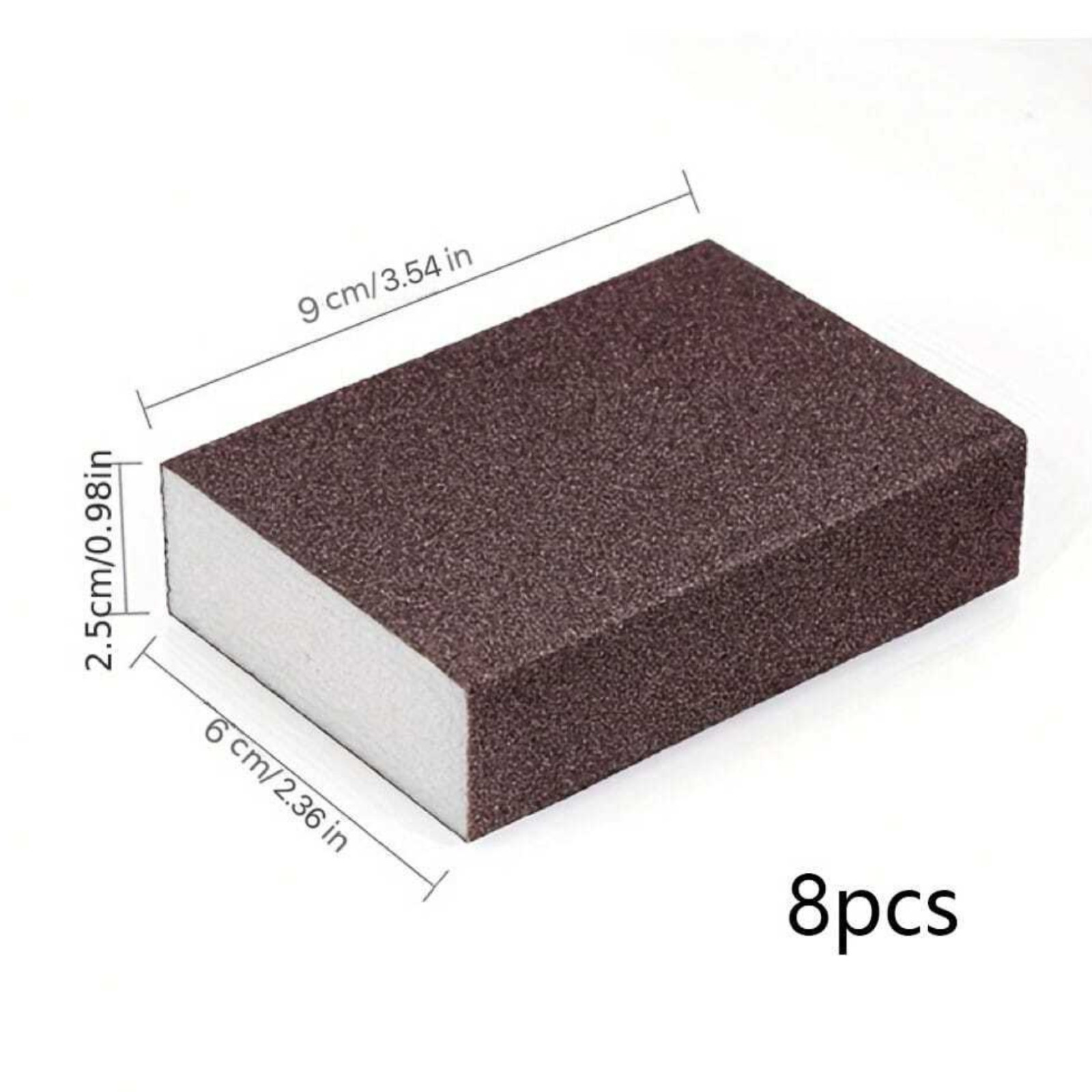 Magic Emery Sponge Cleaning for Reusable Kitchen Pot Washing Rust Stain Remover